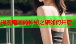 探索暗网的神秘之旅如何开启