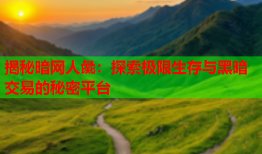 揭秘暗网人彘：探索极限生存与黑暗交易的秘密平台