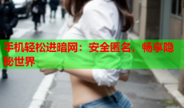 手机轻松进暗网：安全匿名，畅享隐秘世界
