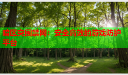 暗区突围禁网：安全高效的游戏防护平台