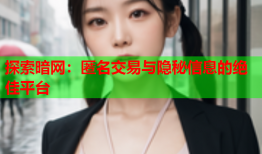 探索暗网：匿名交易与隐秘信息的绝佳平台