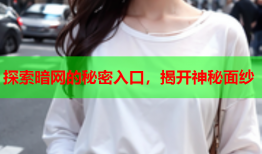 探索暗网的秘密入口，揭开神秘面纱