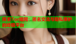 探索Tor暗网：匿名交流与隐私保护的终极平台