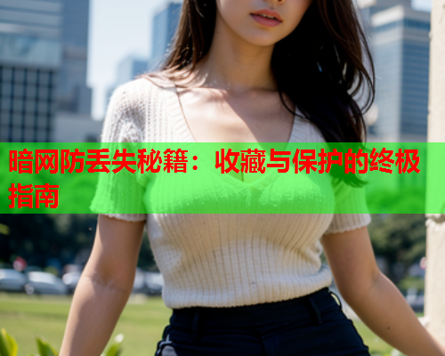 暗网防丢失秘籍：收藏与保护的终极指南