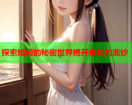 探索暗网的秘密世界揭开未知的面纱