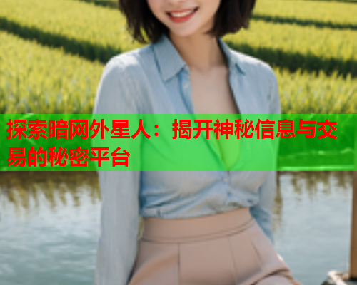 探索暗网外星人：揭开神秘信息与交易的秘密平台