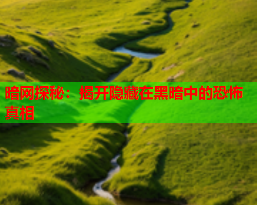 暗网探秘：揭开隐藏在黑暗中的恐怖真相