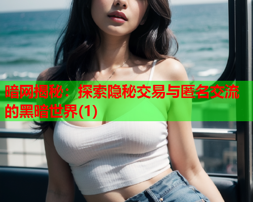 暗网揭秘：探索隐秘交易与匿名交流的黑暗世界(1)