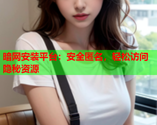 暗网安装平台：安全匿名，轻松访问隐秘资源